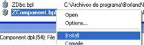 AjpdSoft Instalar componentes Delphi - Install